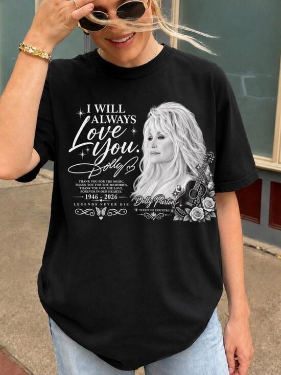 Tops - Dolly Parton Memorial Shirt, Dolly Parton Tee